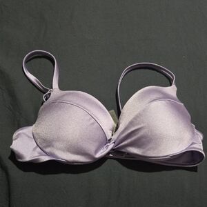 Victoria Secret Elegant Lavender Satin Bra